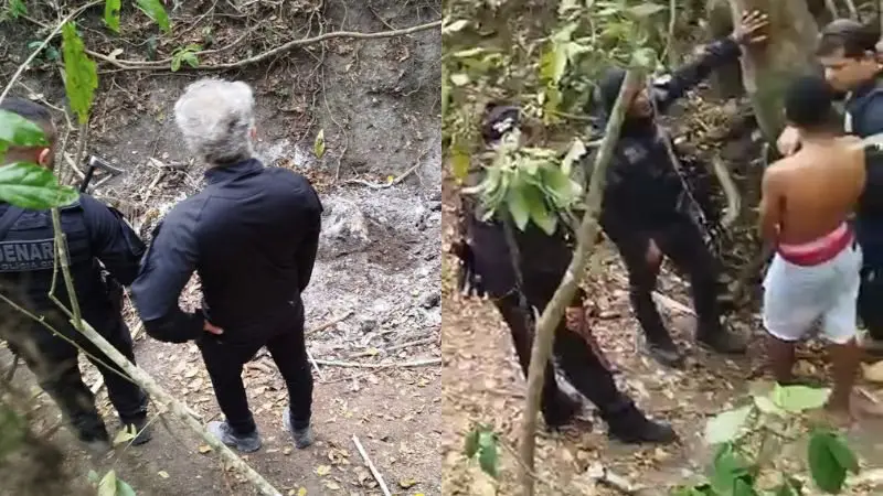 Veja o local onde corpos de amigas foram encontradas (Foto: Reprodução)