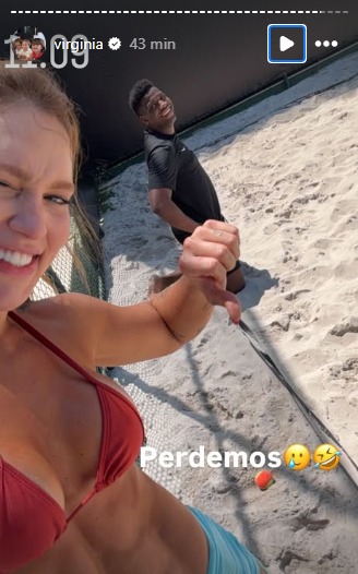 Virginia surge com irmão de Vini Jr. após derrota do Brasil e agita as redes. Veja fotos