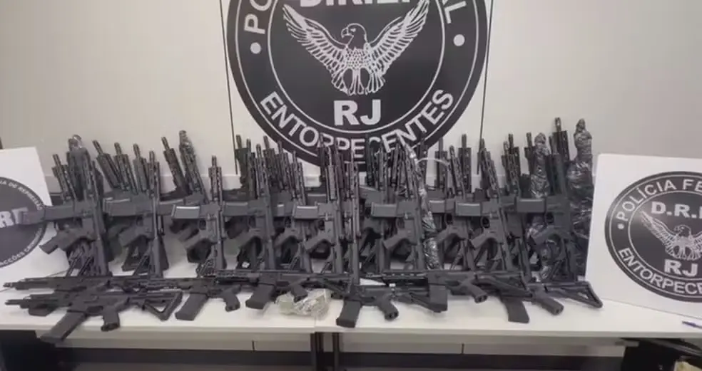 PF e MPF faz operação contra quadrilha que fabricava fuzis em larga escala — Foto: Divulgação/ PF