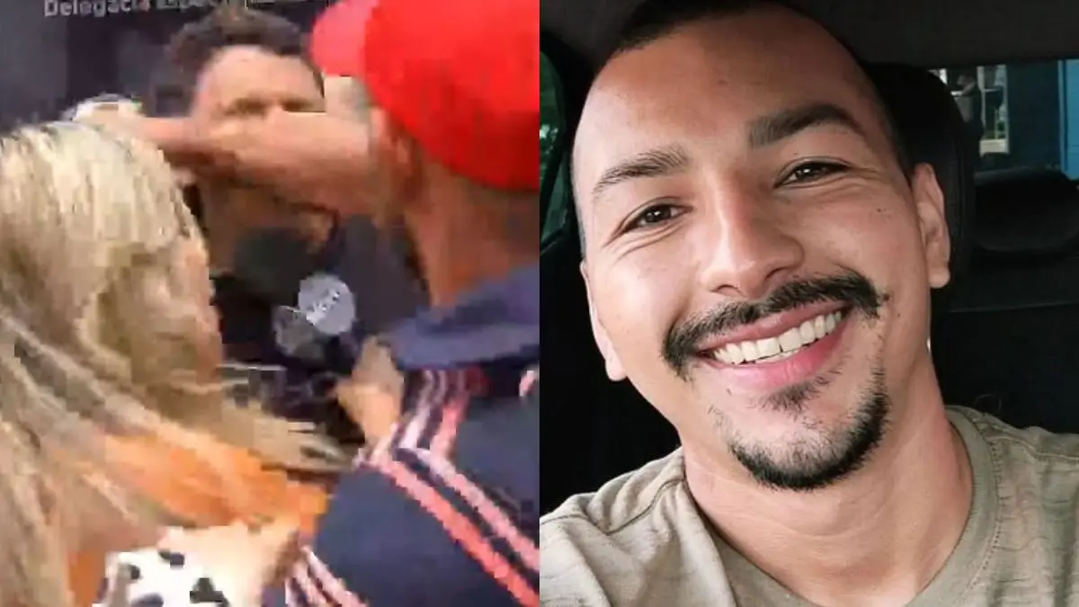 Suspeito de assassinar motorista por aplicativo foi agredido após saída de delegacia (Foto: Reprodução)