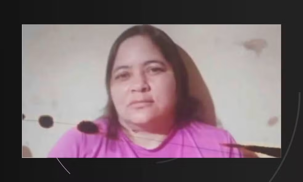 Mulher foi morta a golpes de facão pelo companheiro (Foto: Reprodução / TV São Francisco)