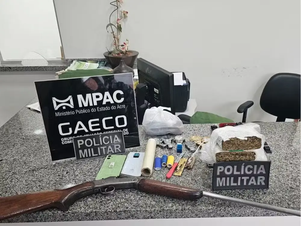 Operação prendeu 16 envolvidos e aprendeu recursos da facção (Foto: Gaeco / MPAC)