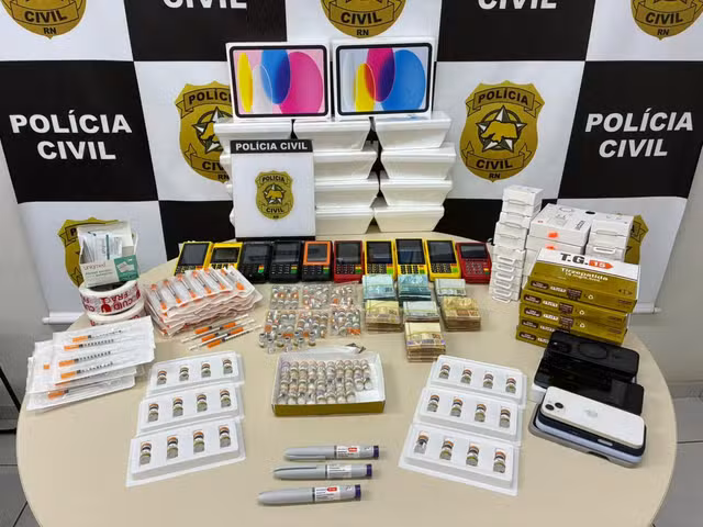 Polícia encontra laboratório clandestino de canetas emagrecedoras