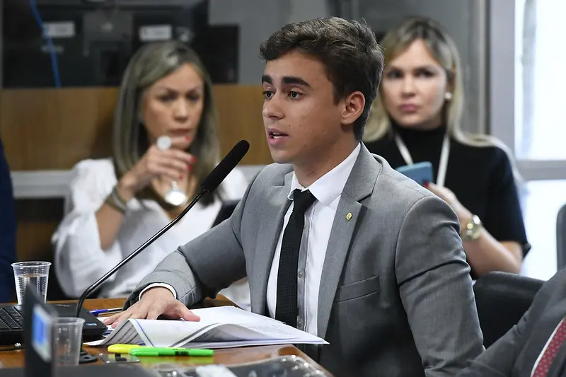 Justiça ordena remoção de postagem de Nikolas Ferreira (Foto: Marcos Oliveira / Agência Senado)