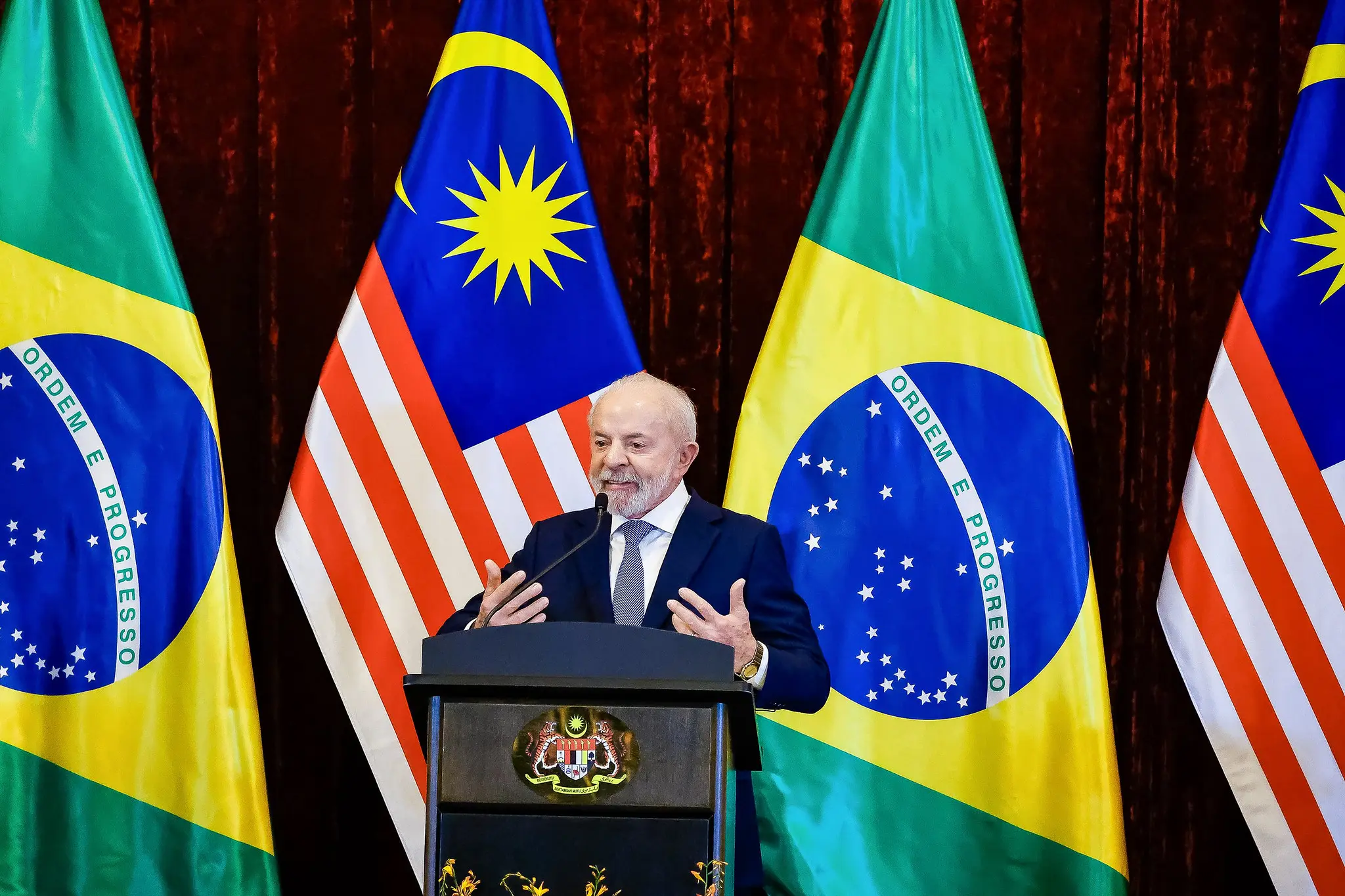 Presidente Lula comentou estratégia para combater crime organizado (Foto: Ricardo Stuckert / PR)