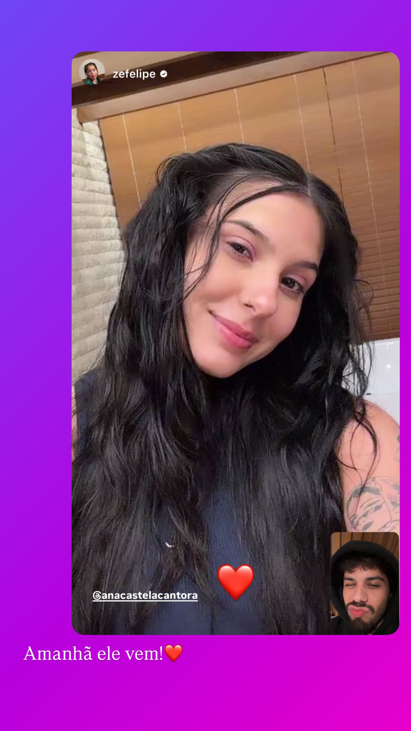 Depois de show debaixo de chuva, Ana Castela revela conversa com Zé Felipe