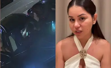 Esposa de Diego, da dupla com Victor Hugo, é agredida pela ex do cantor (Foto: Redes Sociais)