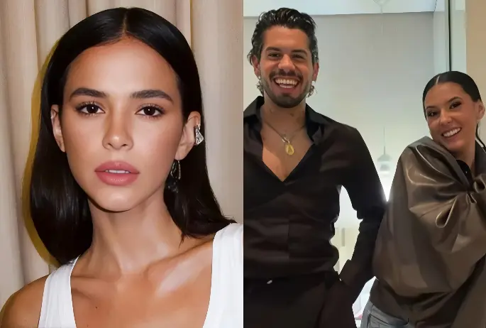 Aprovada pela ex-cunhada: Bruna Marquezine curte vídeo de Ana Castela e Zé Felipe (Foto: Montagem Redes Sociais)