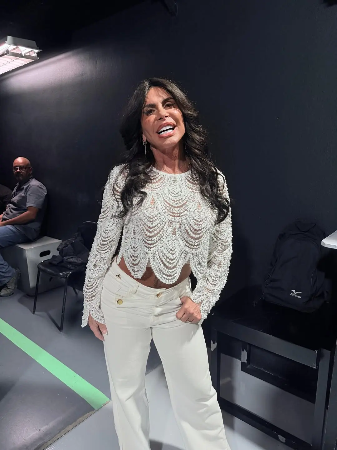 Gretchen mostra resultado da 'harmonização' no bumbum (Foto: Reprodução/Redes sociais)