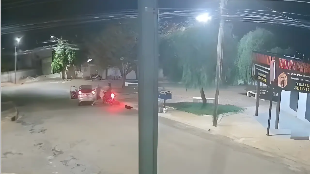 Imagens de câmeras de segurança. Reprodução