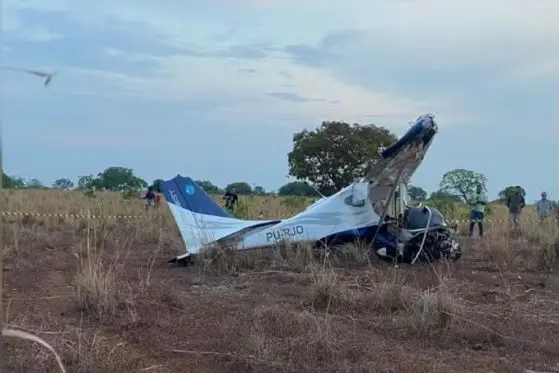  José Rosário Carneiro de Oliveira, de 52 anos, não resistiu aos ferimentos após a queda do avião em Fátima, no Tocantins. O piloto havia morrido no local. Foto: Portal Eu Amo Lagoa.