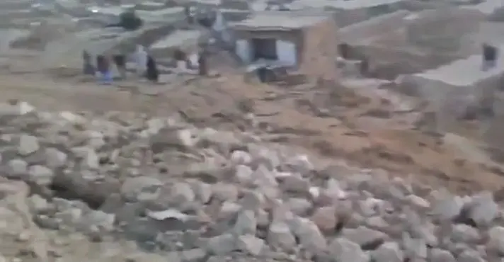 Terremoto de 6,3 devasta Afeganistão e deixa pelo menos 20 pessoas mortas (Foto: Reprodução/Redes sociais)