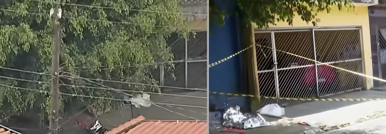 Jovem é encontrado morto com copo de gim na mão (Foto: Reprodução/SBT)