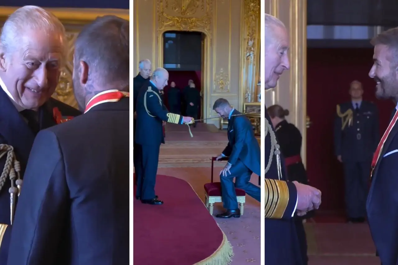 David Beckham e Rei Charles III