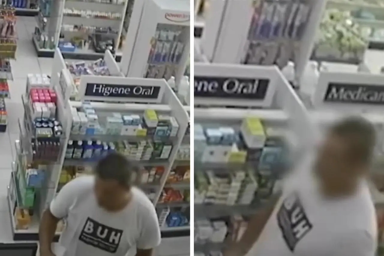 Criminoso aplica golpes em farmácias de BH || Reprodução: O Tempo 