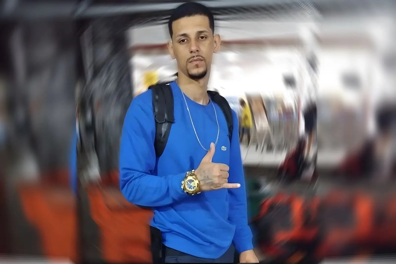 Gerente do tráfico é capturado pela polícia na Cidade de Deus (Foto: Reprodução/Redes sociais)