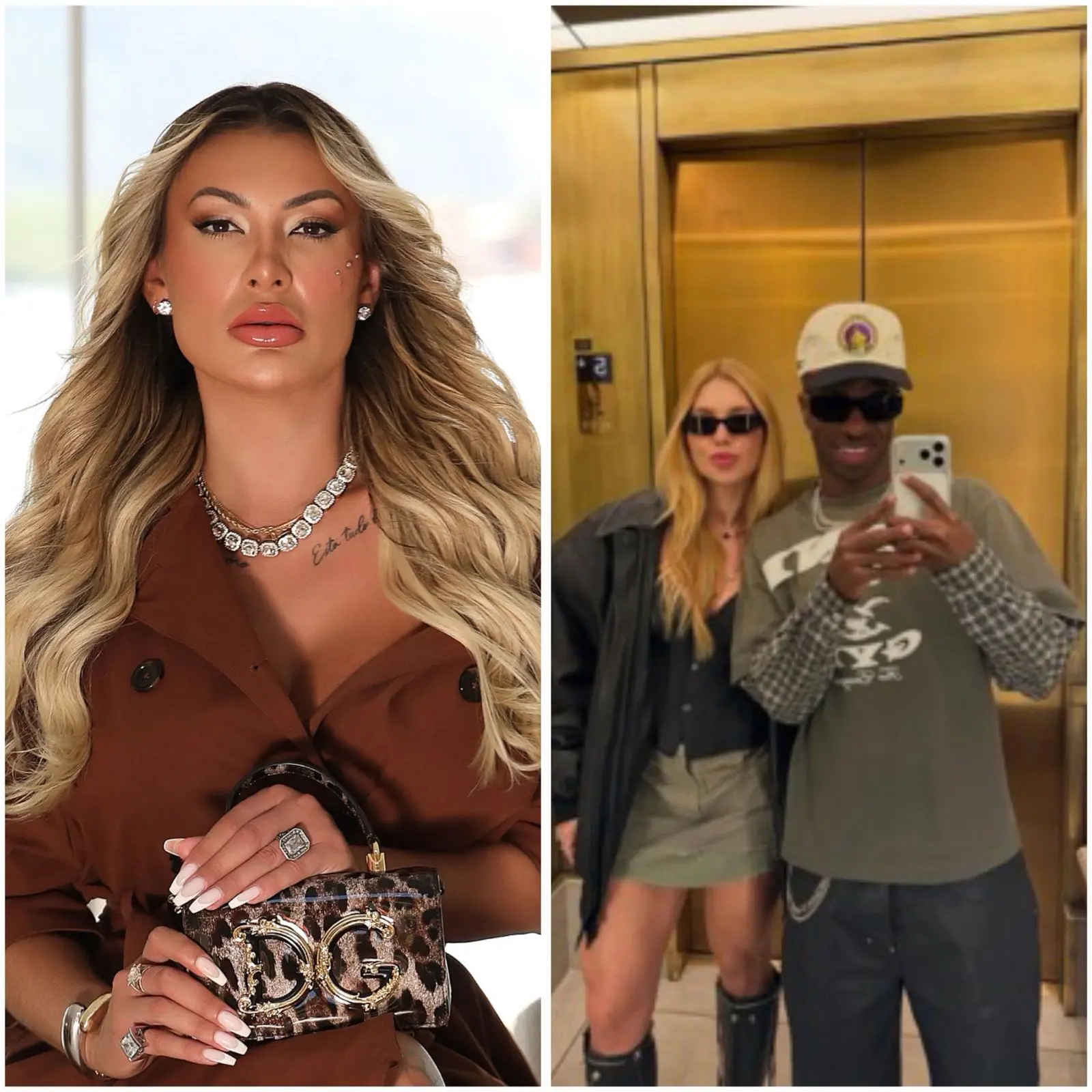 Andressa Urach manda recado a Virginia sobre Vini Jr.: 'frequenta lugar que talvez você não gostaria' (Foto: Reprodução/Redes sociais)