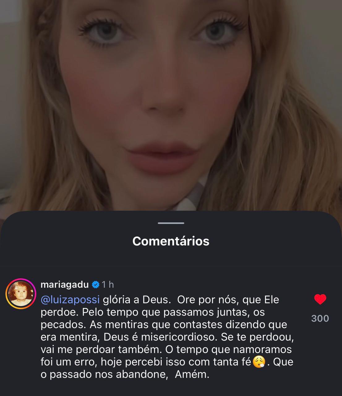 Maria Gadú comenta em publicação de Luiza Possi e revela namoro no passado || Reprodução: Instagram 