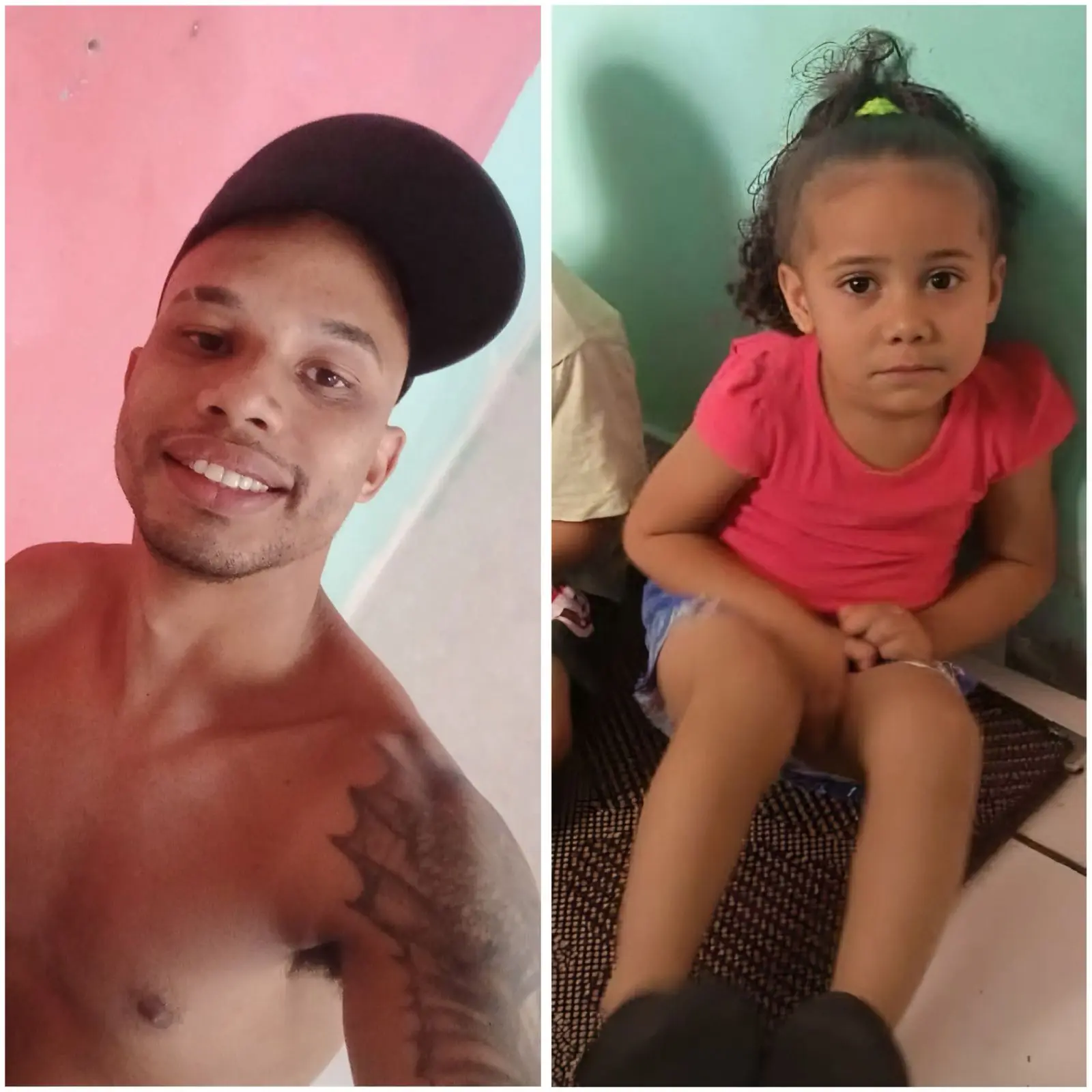 Menina concretada foi morta após fazer xixi na cama, revela pai (Foto: Reprodução/Arquivo pessoal)