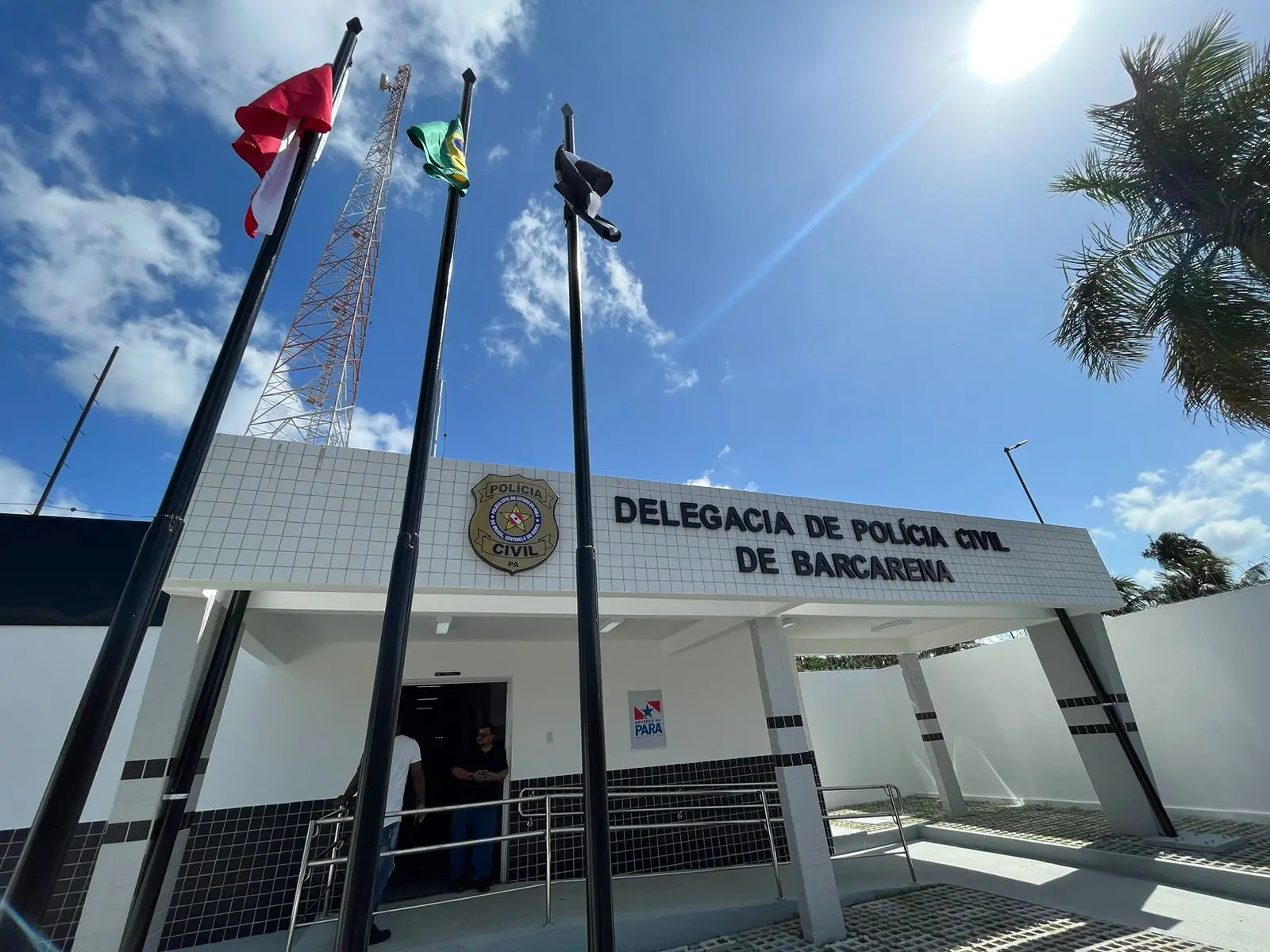 Delegacia de Barcarena apura execução registrada em distribuidora de bebidas. Foto: Polícia Civil do Pará.