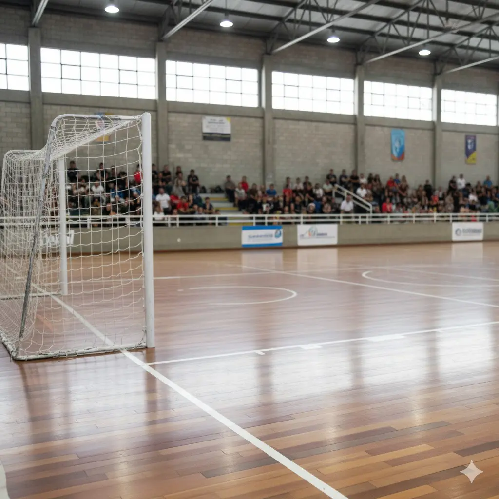 Ginásio Esportivo || Reprodução: Imagem fictícia gerada em IA 