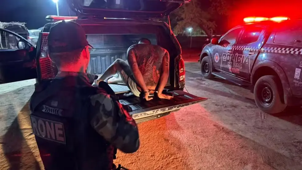 Chefe de facção foragido em três estados é preso no Piauí (Foto: Divulgação/SSP-PI)