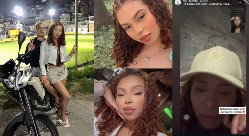 ‘Japinha do CV’ teria fugido de moto com o namorado antes de megaoperação no RJ; veja vídeo