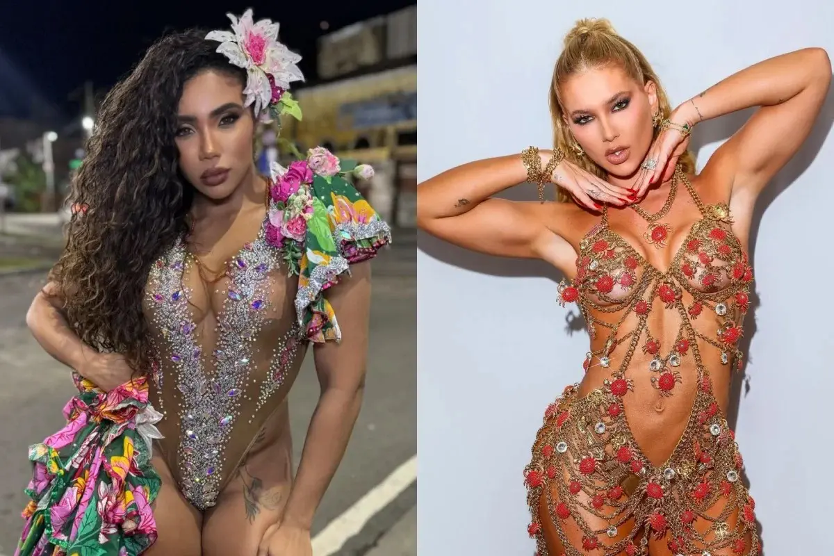 Rainha de bateria fala sobre polêmica envolvendo samba de Virginia: 'é só a minha opinião' (Foto: Reprodução/Redes sociais)