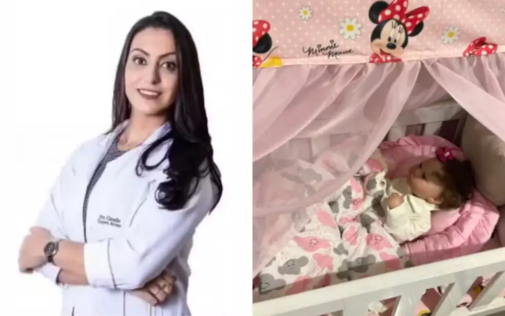 Polícia encontrou na casa da médica Cláudia Soares um quarto com berço, roupas infantis e uma boneca reborn; investigação aponta obsessão por maternidade. Foto: Reprodução / Polícia Civil de Minas Gerais.