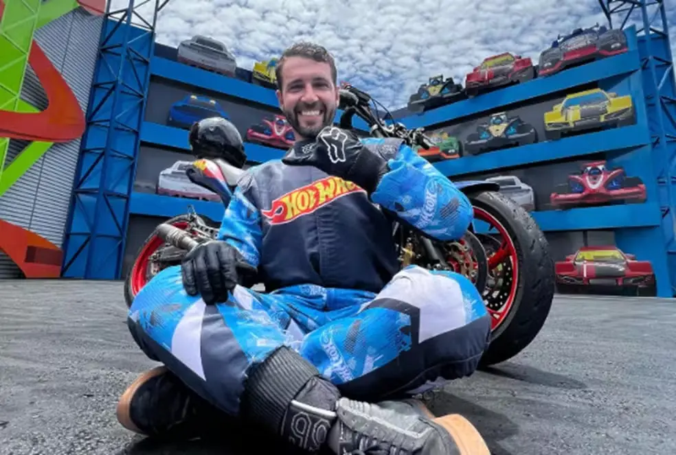 Lurrique Ferrari, 36 anos, morreu após bater a cabeça em uma rampa durante apresentação no Beto Carrero World, em Penha (SC). Foto: Arquivo pessoal.