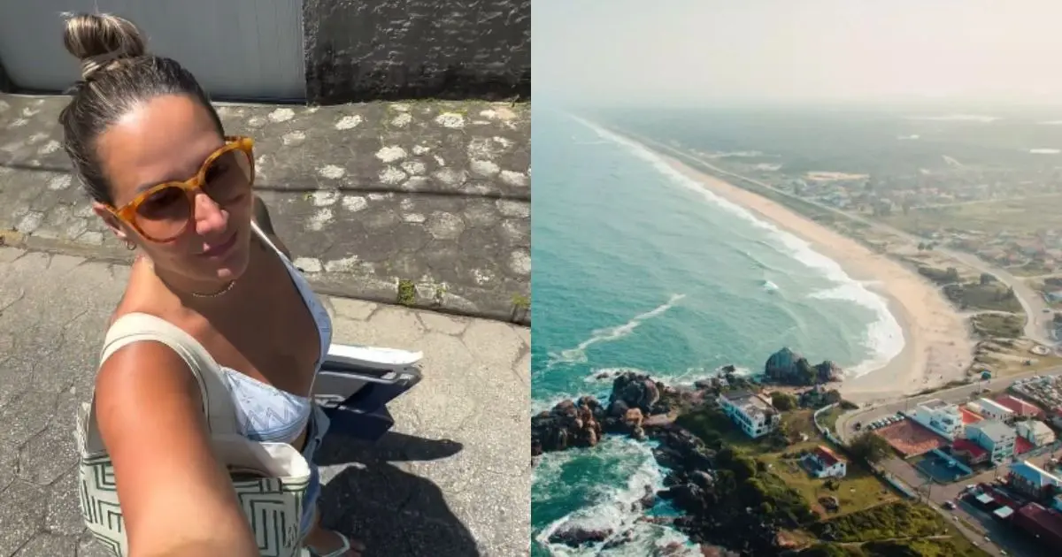 Influenciadora relata assédio e perseguição de homem nu em praia; veja vídeo