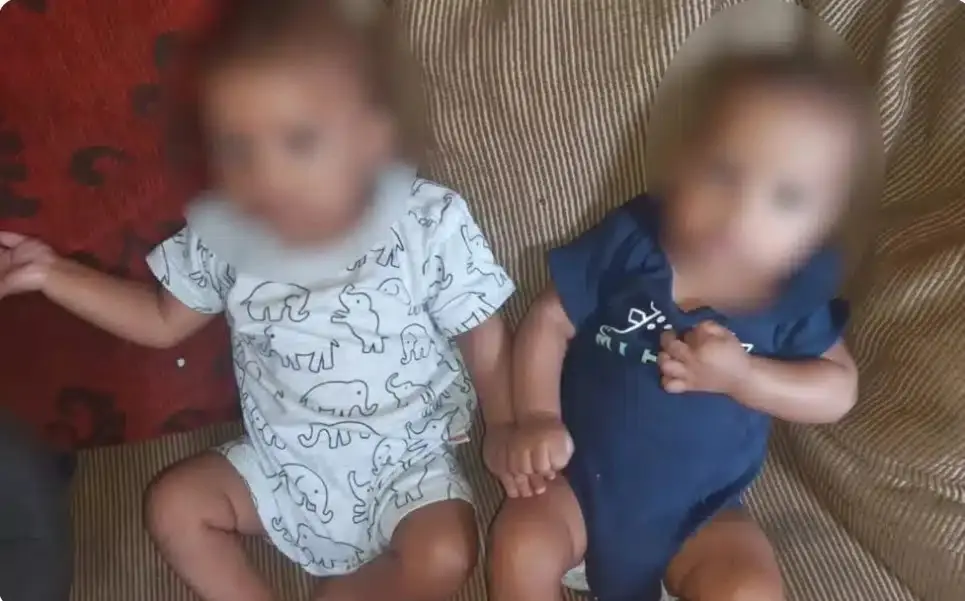 Mãe descobre que gêmeos de 8 meses têm pais diferentes após teste de DNA