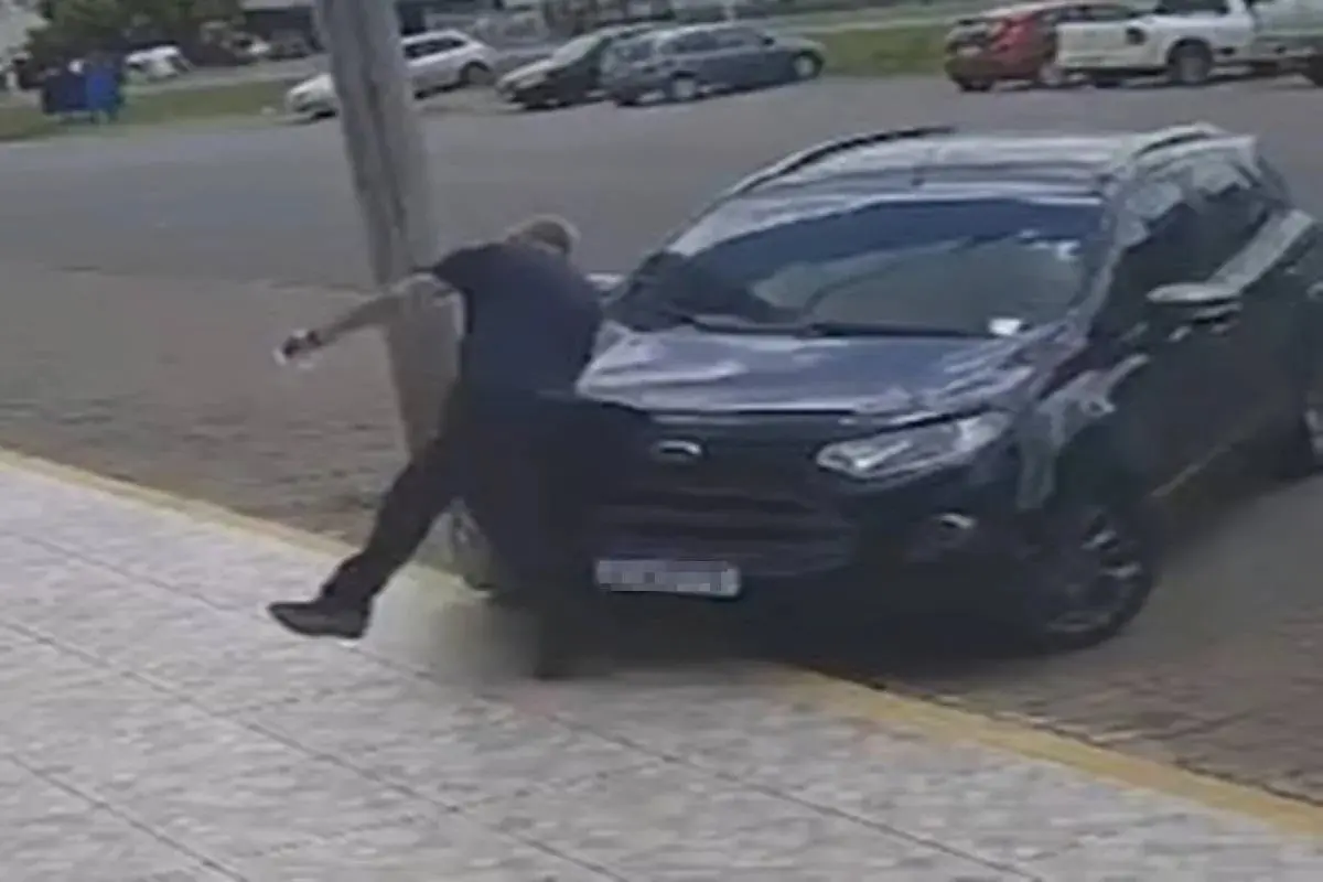 Homem atropela e atira em sargento após suposto episódio de traição (Foto: Reprodução)