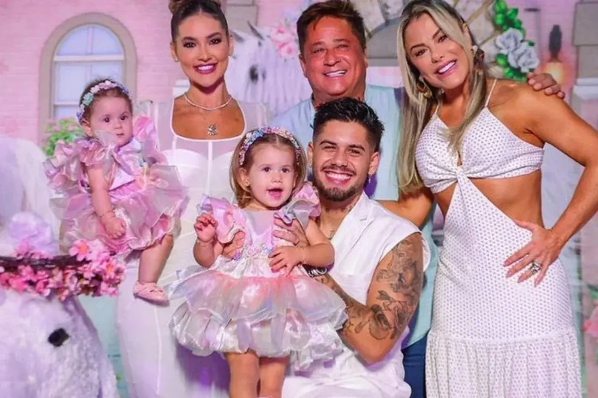 Vídeo de Leonardo com filhos de Zé Felipe gera polêmica: ‘Parece que só tem três netos’