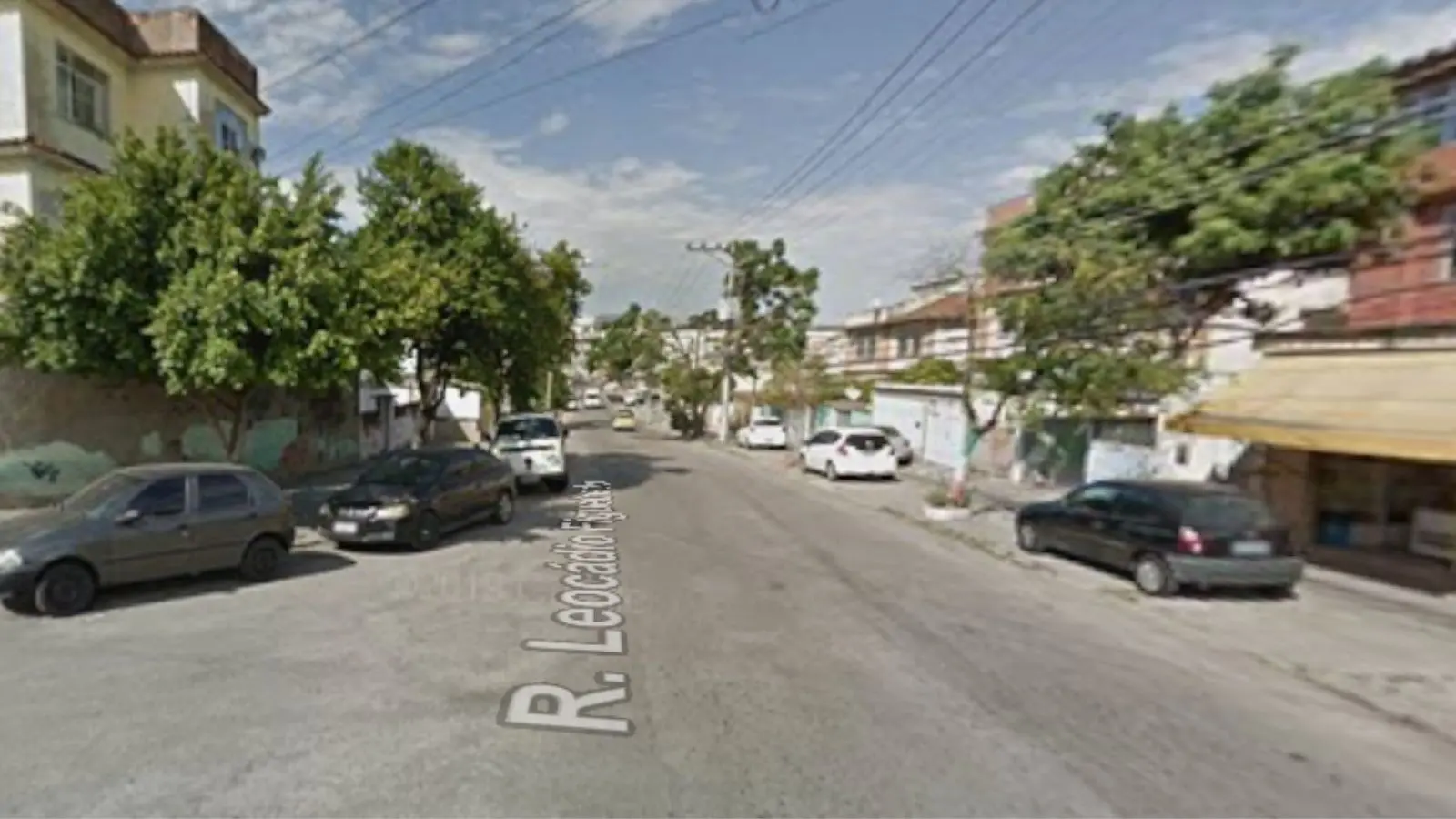 Rua onde aconteceu o tiroteio - Foto: reprodução/Google Maps