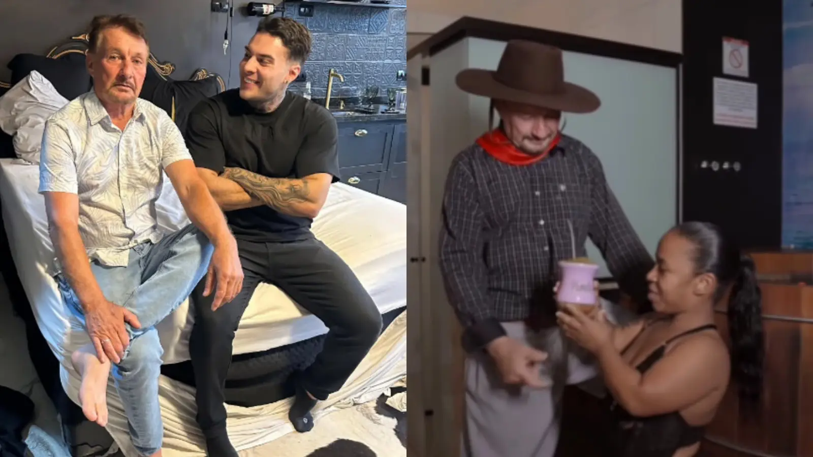 Papai Urach a grava com anã e web vai a loucura; veja vídeo