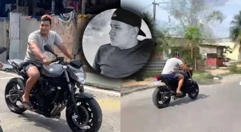 Personal trainer morre em disputa de racha de moto (Foto: Reprodução)