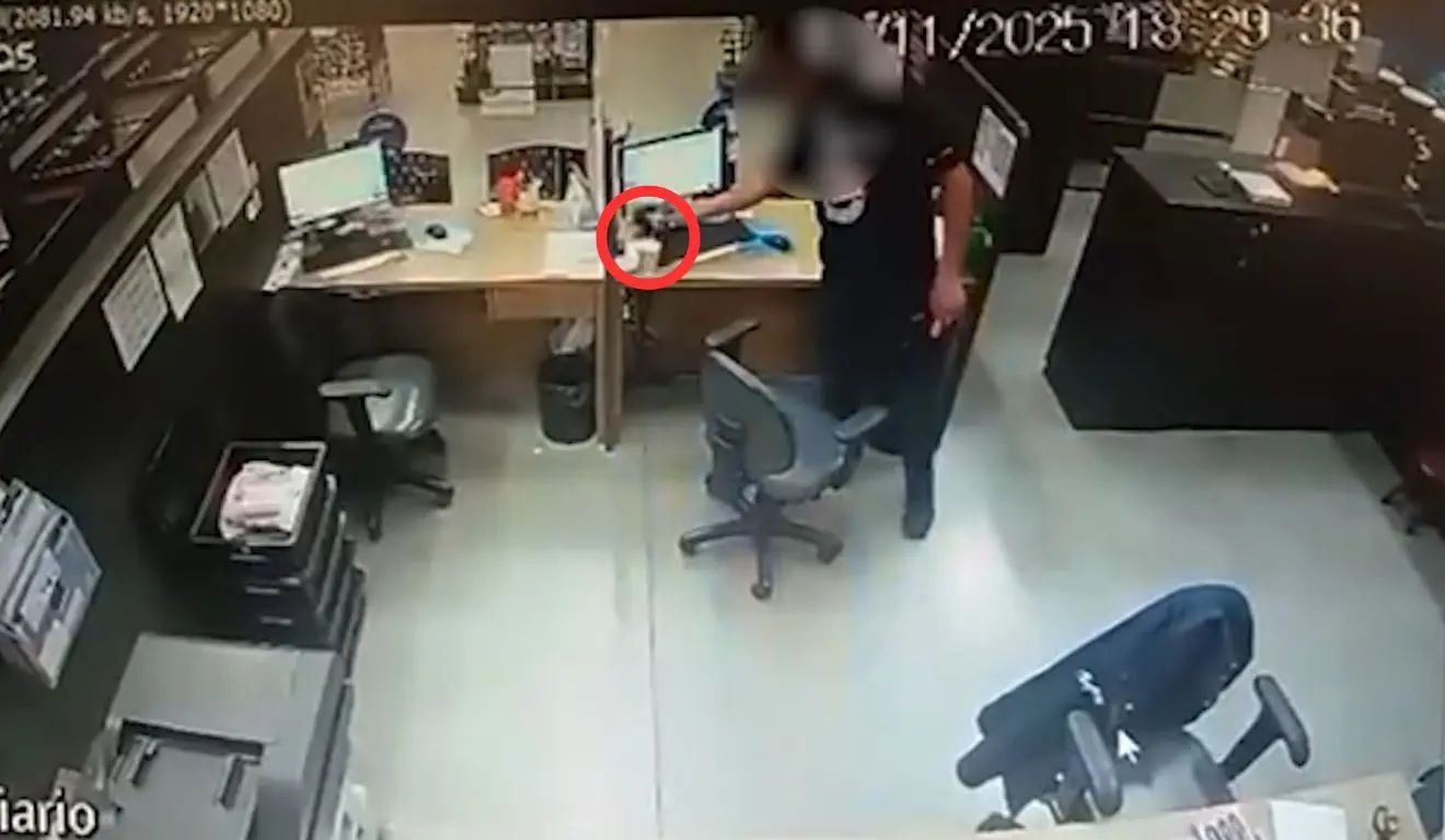 Homem foi preso depois de colocar sêmen no sorvete de colega (Foto: Reprodução)