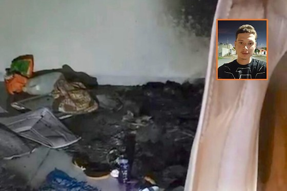 Everton Gabriel Khel Maiolli, de 24 anos, foi encontrado morto e parcialmente carbonizado (Foto: Reprodução)