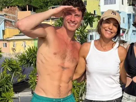 Daniel Cady fez um aviso descontraído sobre visitantes estrangeiros e fãs interpretaram como indireta para Shawn Mendes, que passou dias hospedado com a família Sangalo. Foto: Divulgação.