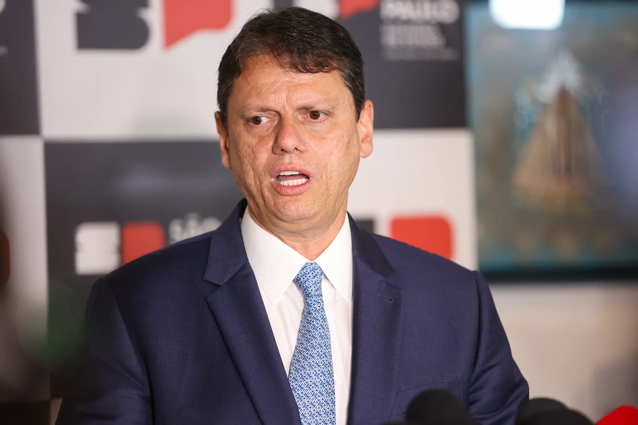 Tarcísio recebe maior porcentagem de votos que Flávio em pesquisa (Foto: Paulo Guereta / Governo do Estado de SP)