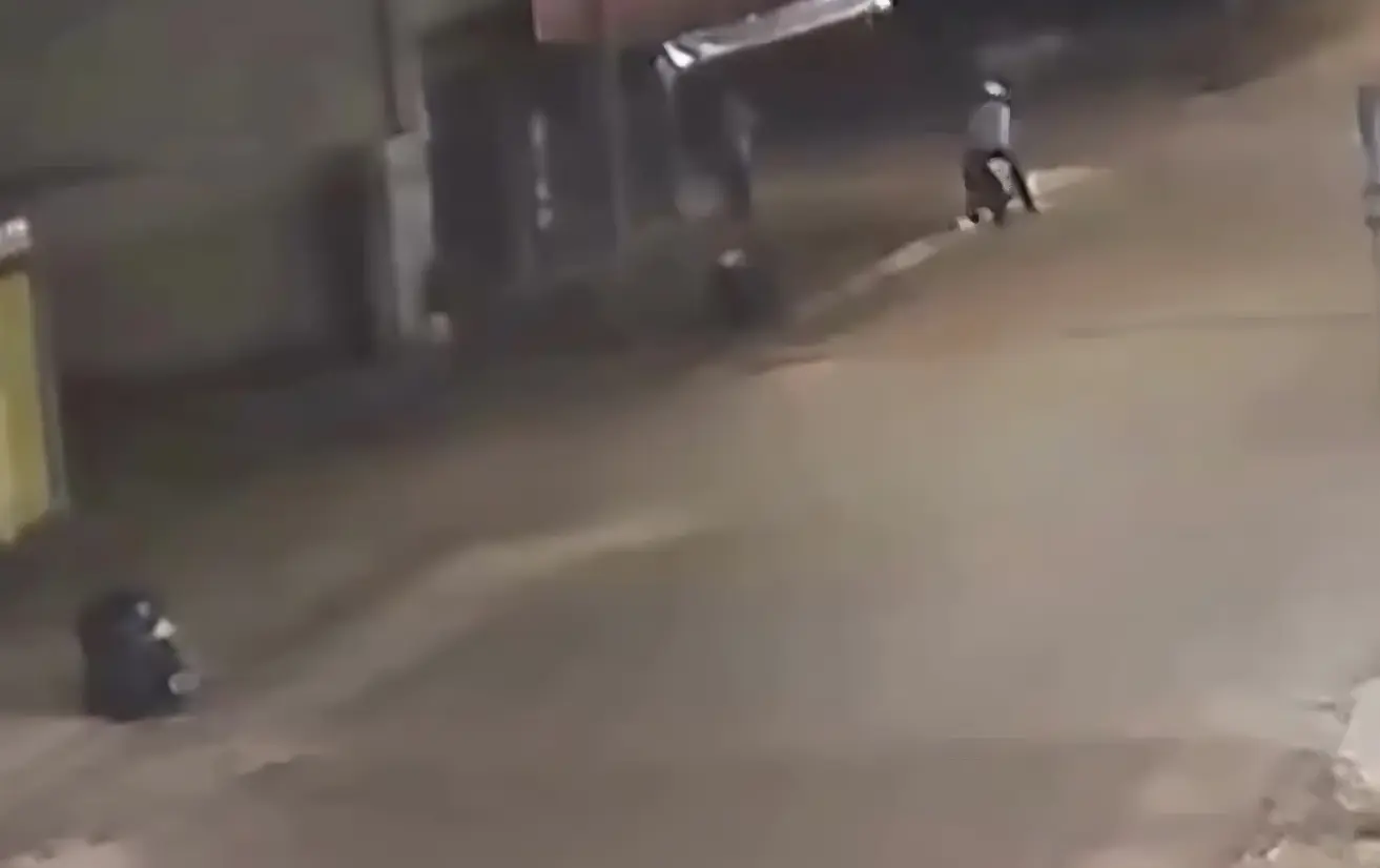 Adolescentes são executados a tiros no meio da rua (Foto: Reprodução Câmera de Segurança)
