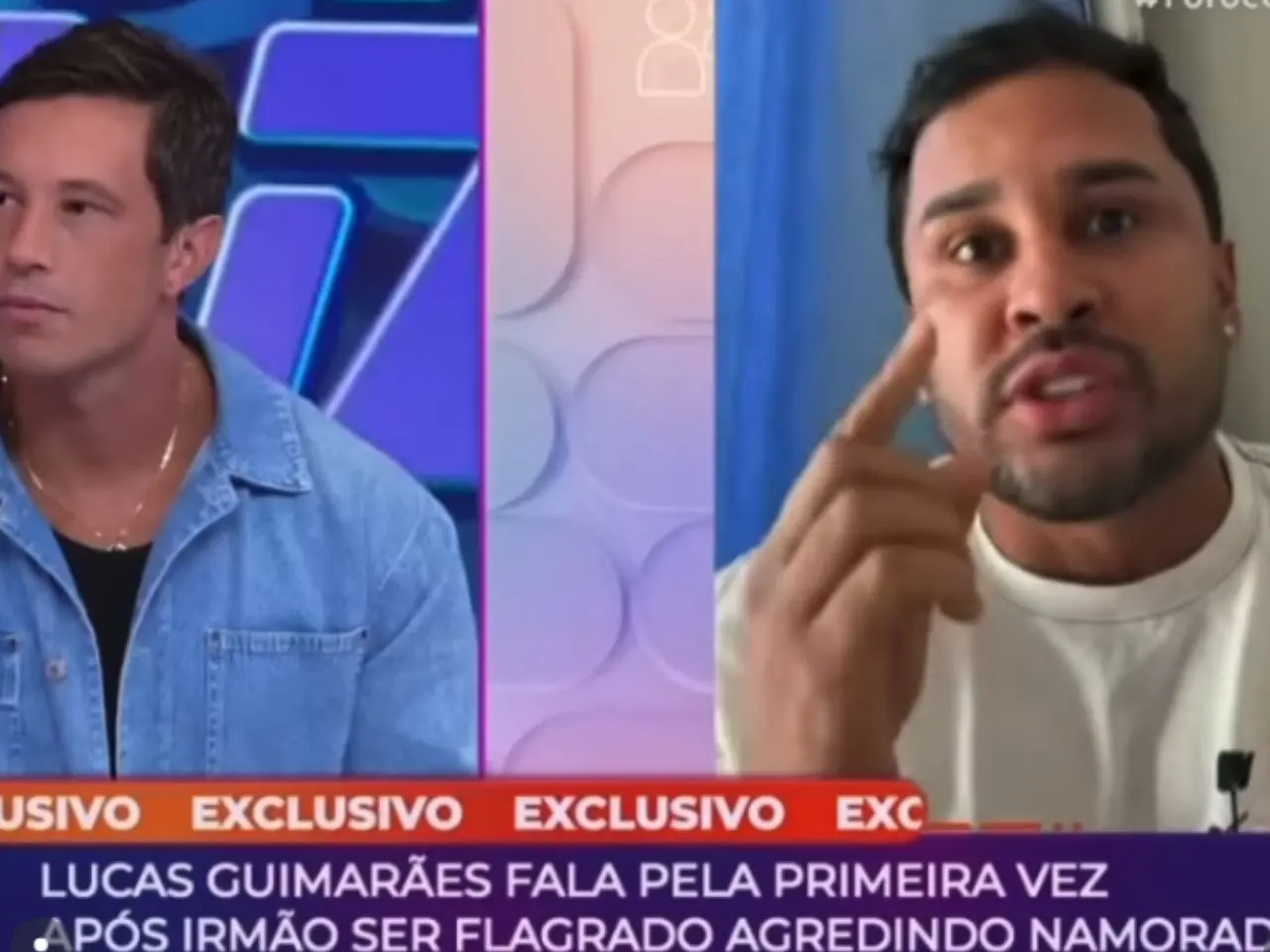 Lucas Guimarães se pronuncia após irmão ser flagrado agredindo a namorada; veja