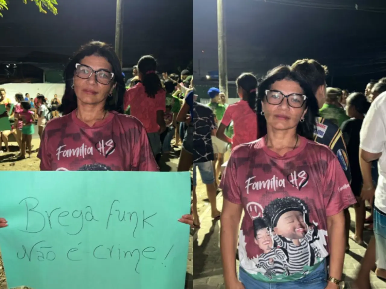 Mãe de Hytalo Santos protesta em frente ao presídio e afirma que o filho não é bandido