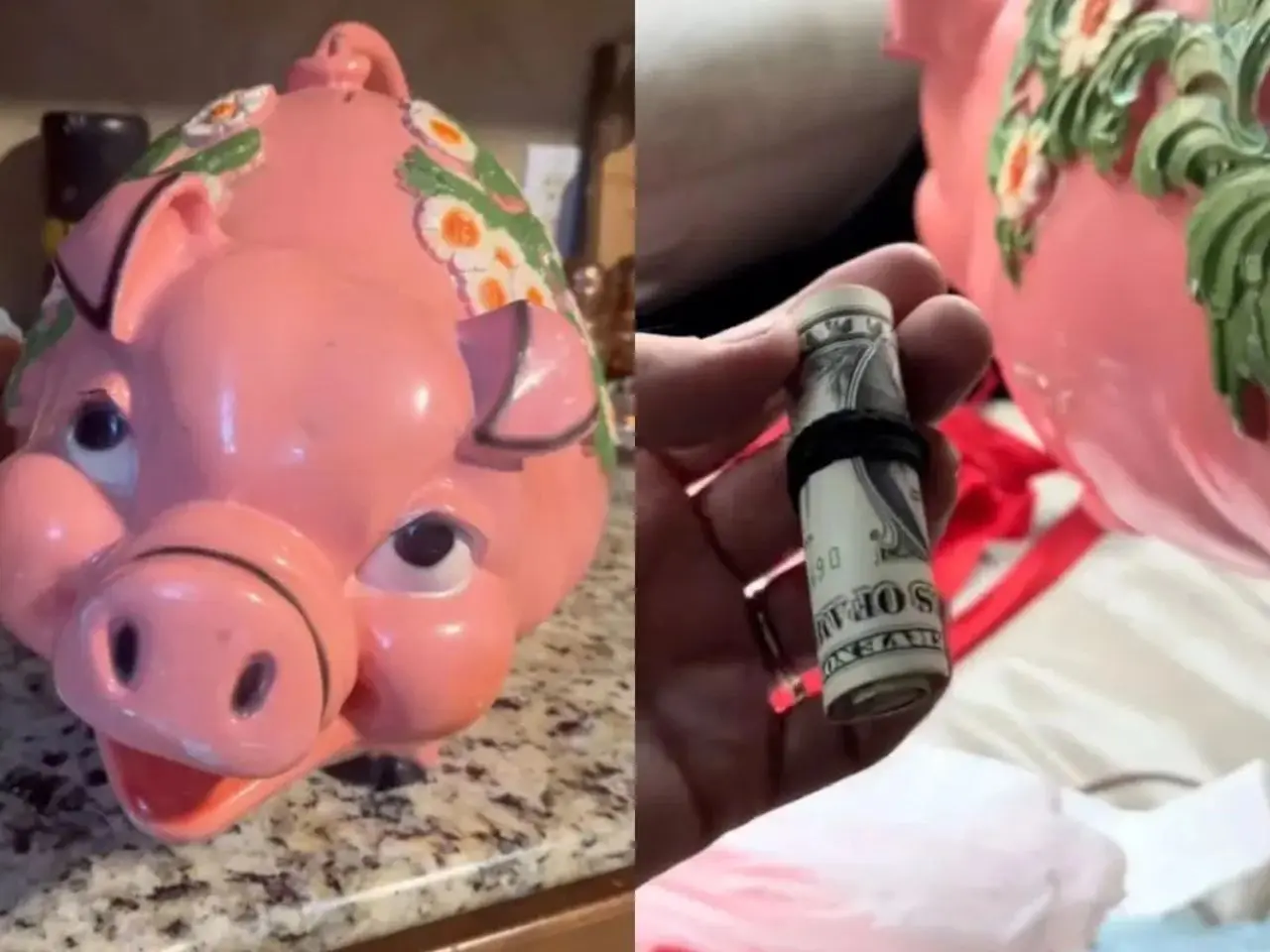 Mulher compra cofrinho em brechó e leva mais de R$ 10 mil pra casa