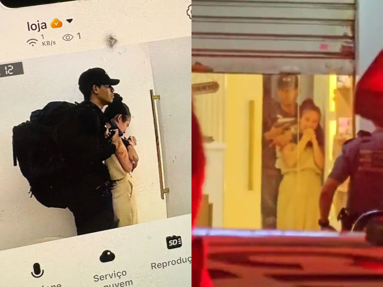 Homem armado mantém mulher refém dentro de loja de celulares; veja