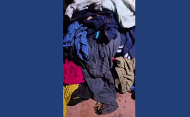 Roupas de crianças desaparecidas em Jaboticabal — Foto: Papo News Jaboticabal