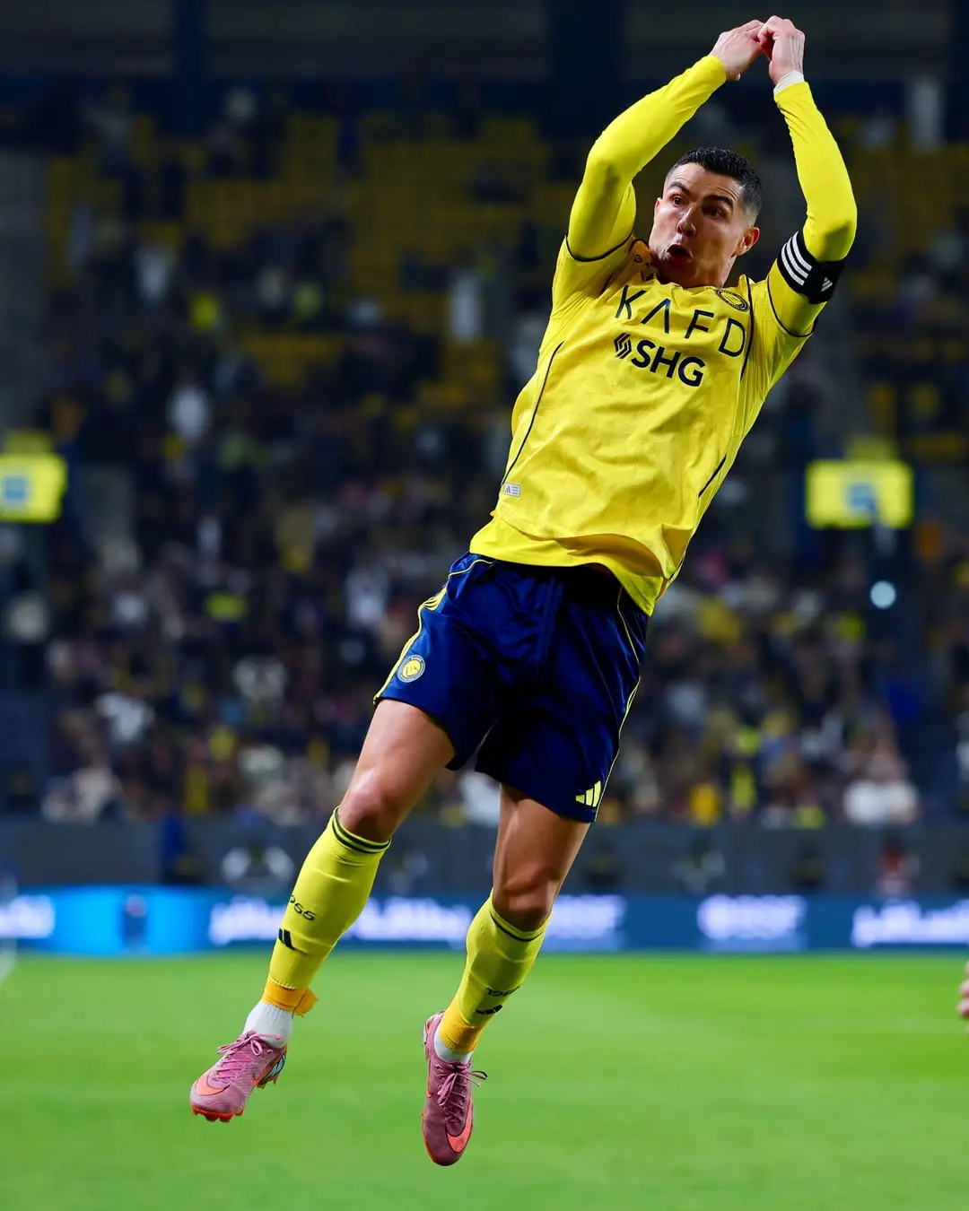 Cristiano Ronaldo marca mais um gol e promete atingir marca de Pelé e Romário (Foto: Redes Sociais)