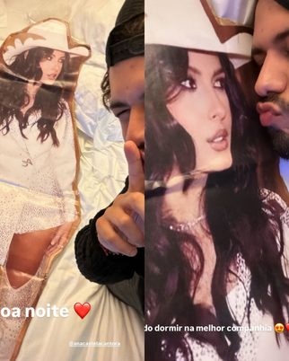 Zé Felipe 'dorme' ao lado de Ana Castela de forma inusitada