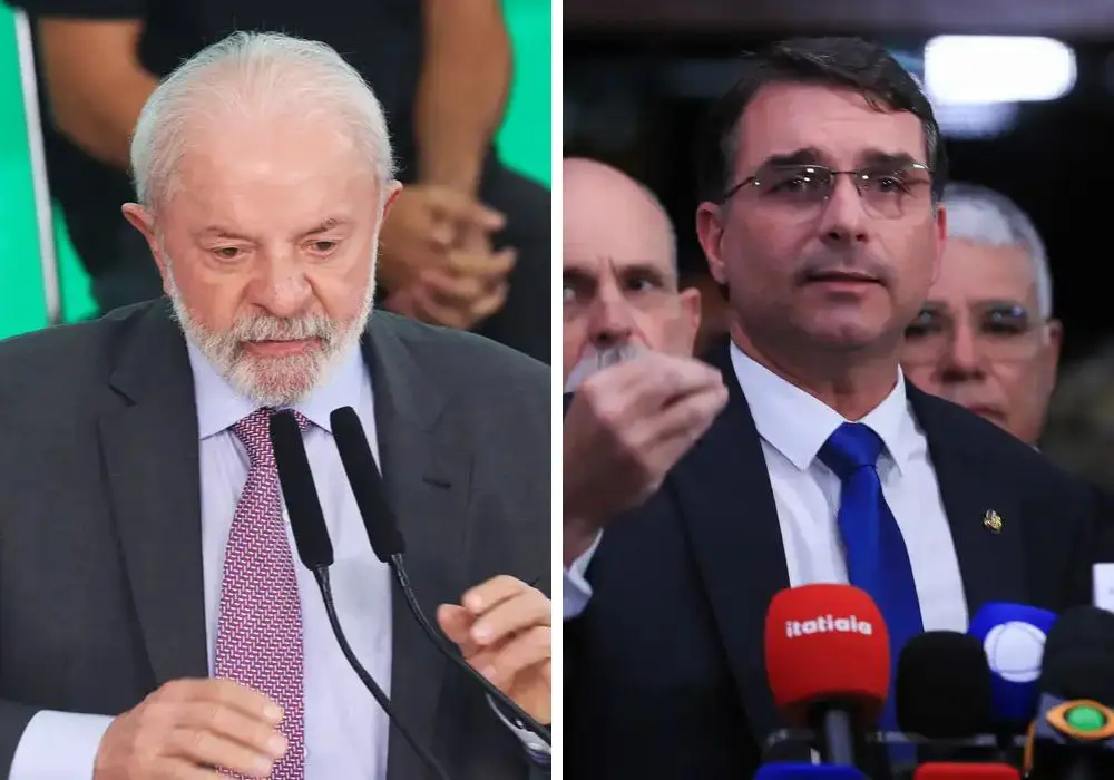 Datafolha aponta liderança de Lula sobre Flávio Bolsonaro por 15 pontos no 2º turno